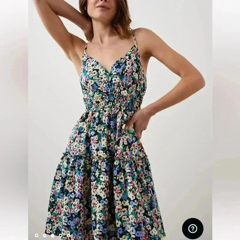 NWT Rails Carmen Mini Dress Wildflower Meadow size Small - Picture 2 of 14